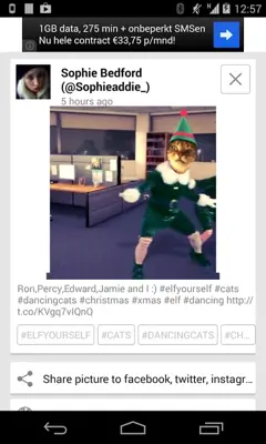 Elf Yourself Viewer android App screenshot 0